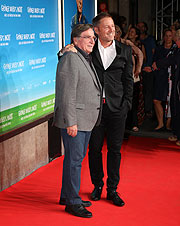 Elmar Wepper, Regisseur Florian Gallenberger bei der Premiere "Grüner geht's nicht" (©Foto. Martin Schmitz)